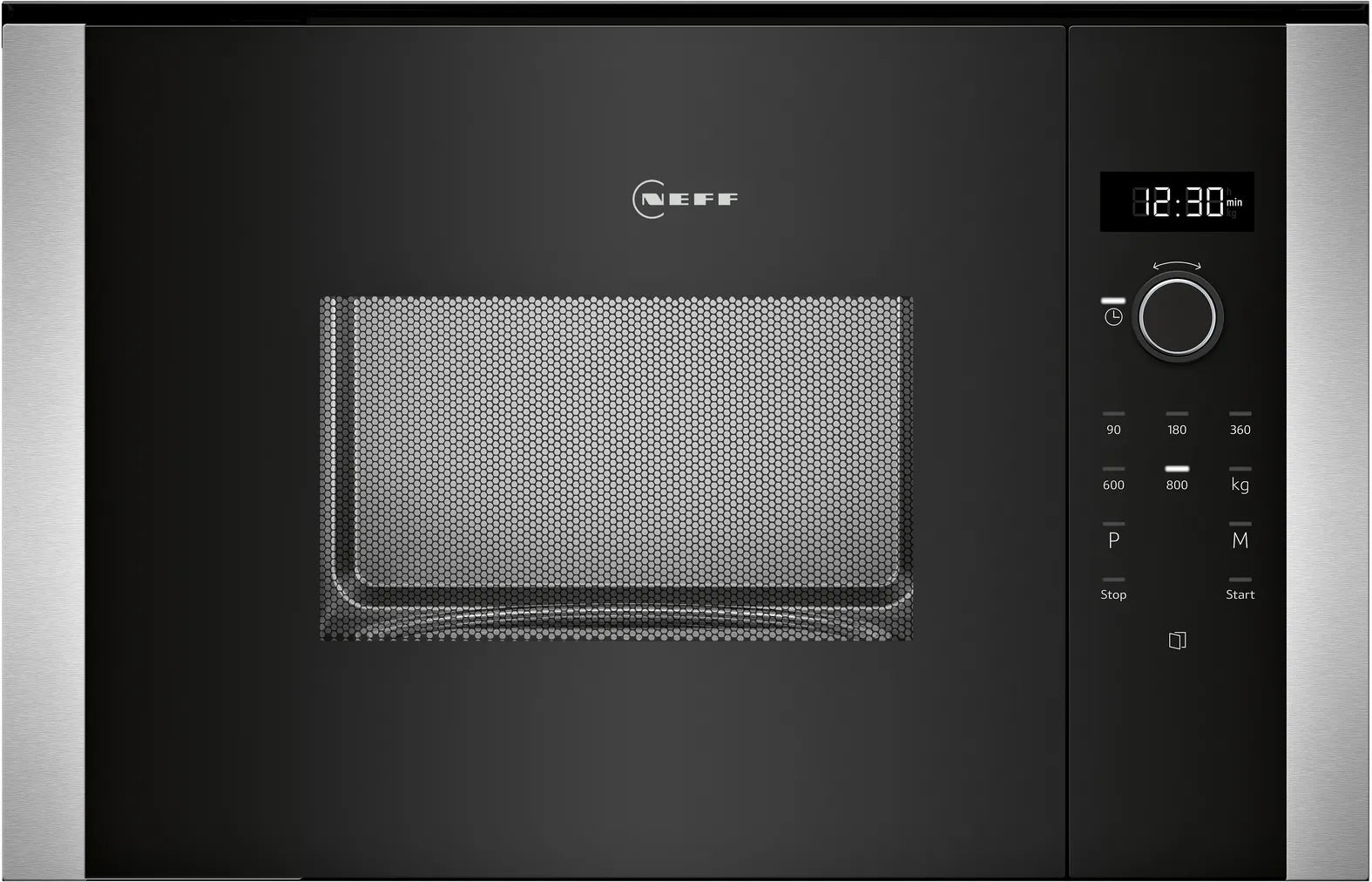 Neff HLAWD23N0B N 50 Integrated Microwave Black - Araco Interiors