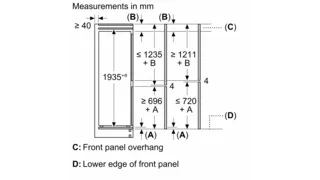 Neff KB7966DD0 N 70 193.5x71 XXL 60/40 Fridge Freezer - Araco Interiors