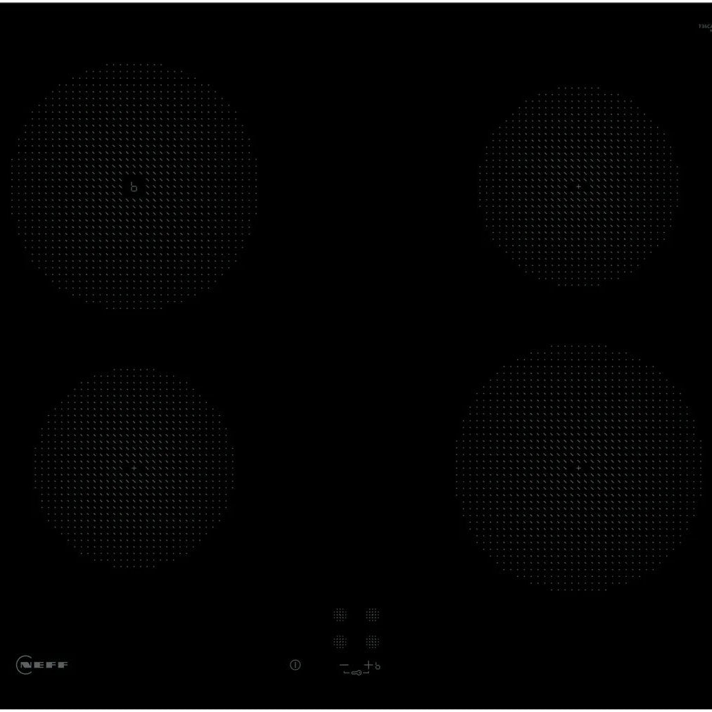 Neff T36CA50X1U N 30 60cm Plug & Play Induction Hob Black Glass - Araco Interiors