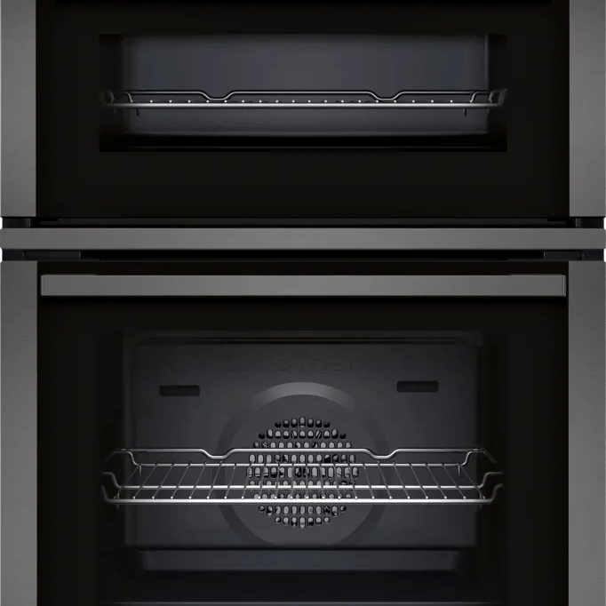 Neff U2ACM7HG0B N 50 Pyrolytic Double Oven Graphite - Araco Interiors