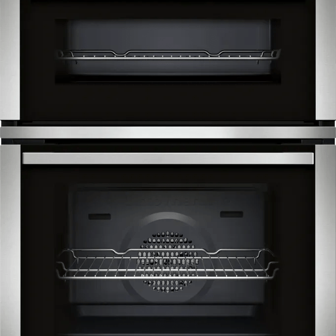 Neff U2ACM7HH0B N 50 Pyrolytic Double Oven Black - Araco Interiors