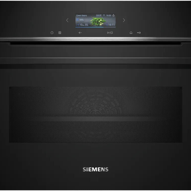 Siemens CM724G1B1B iQ700 Combination Oven Black - Araco Interiors