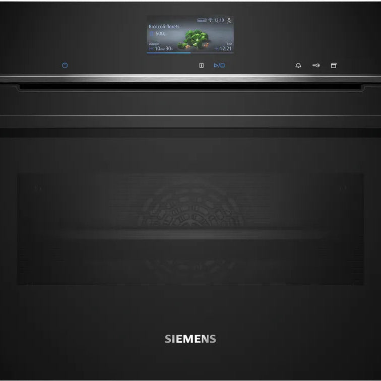 Siemens CS736G1B1 iQ700 Steam Oven Black - Araco Interiors