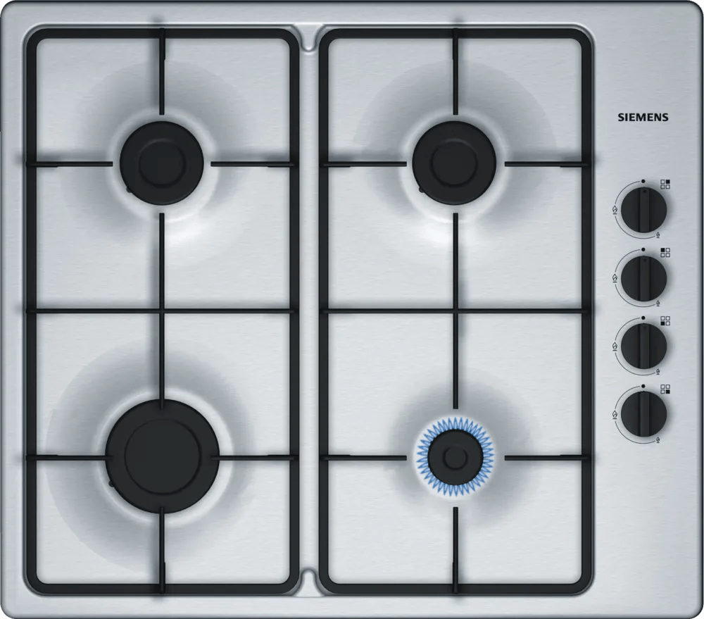 Siemens EB6B5PB60 iQ100 60cm Gas Hob Stainless steel - Araco Interiors
