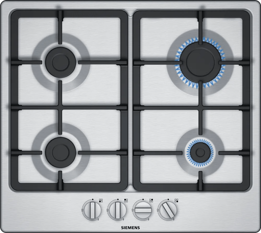 Siemens EG6B5PB90 iQ300 60cm Gas Hob Stainless steel - Araco Interiors