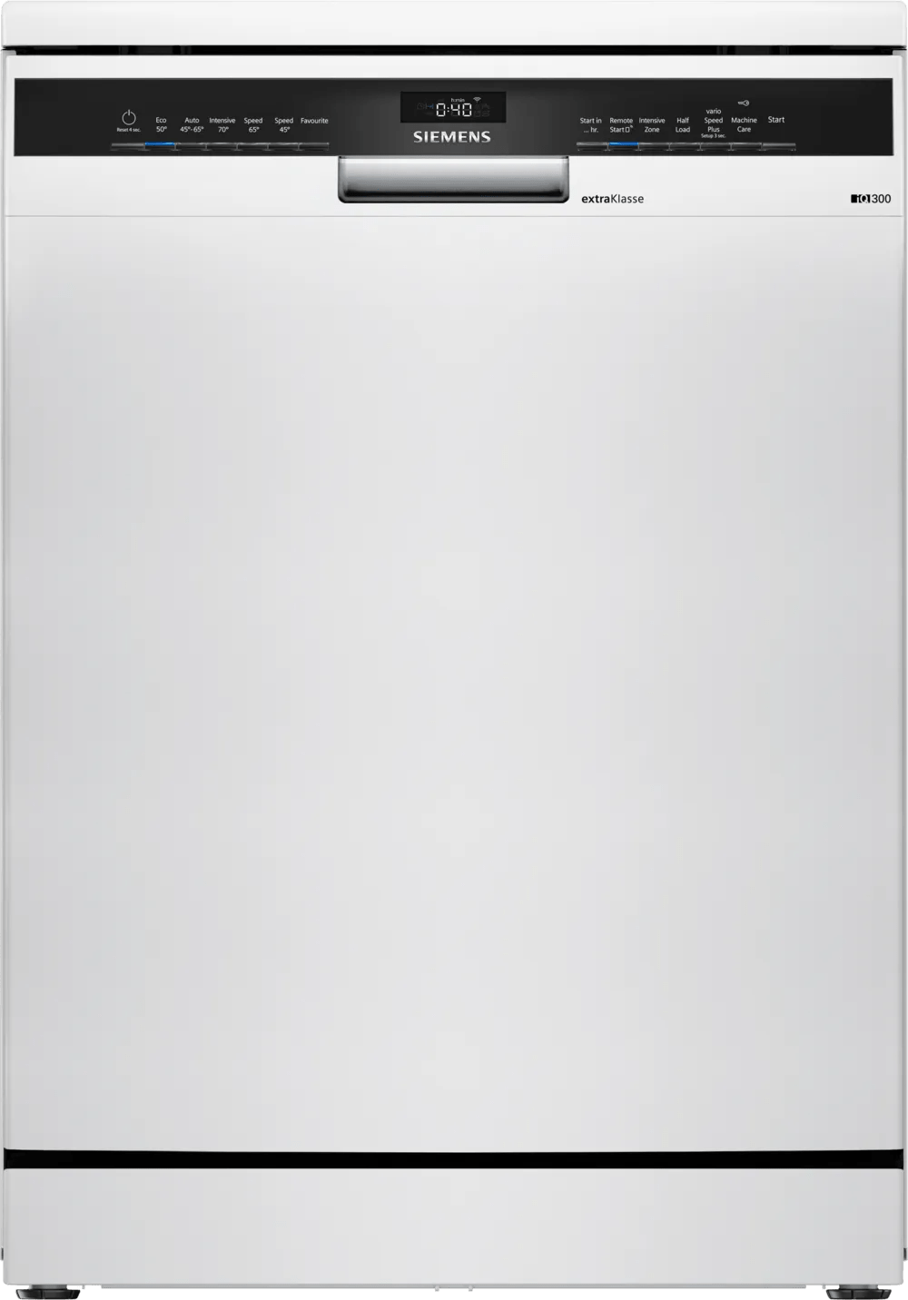 Siemens SN23EW04MG iQ300 60cm Freestanding Dishwasher White - Araco Interiors