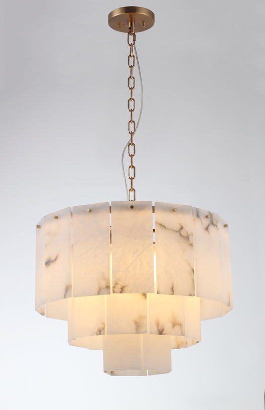 Araco Chandelier Light Brass