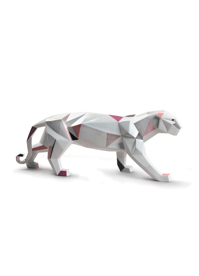 Lladro Panther  White-0