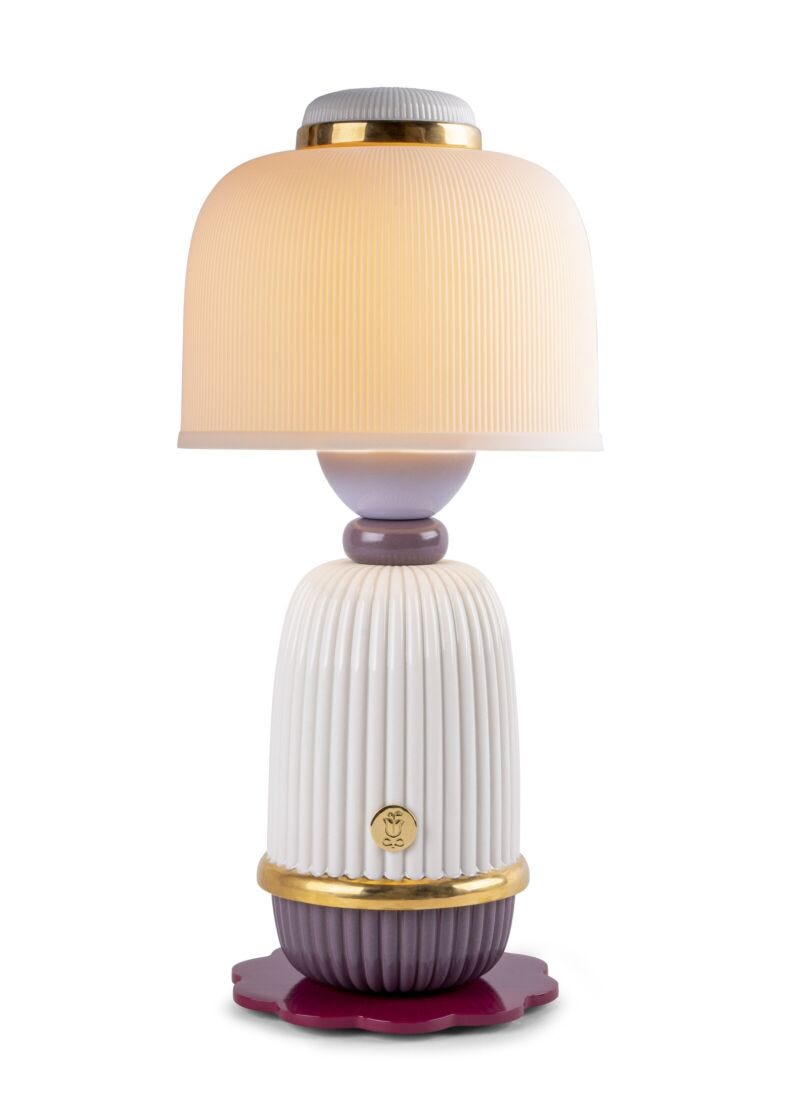 Lladro Kokeshi Lamp - cream-0