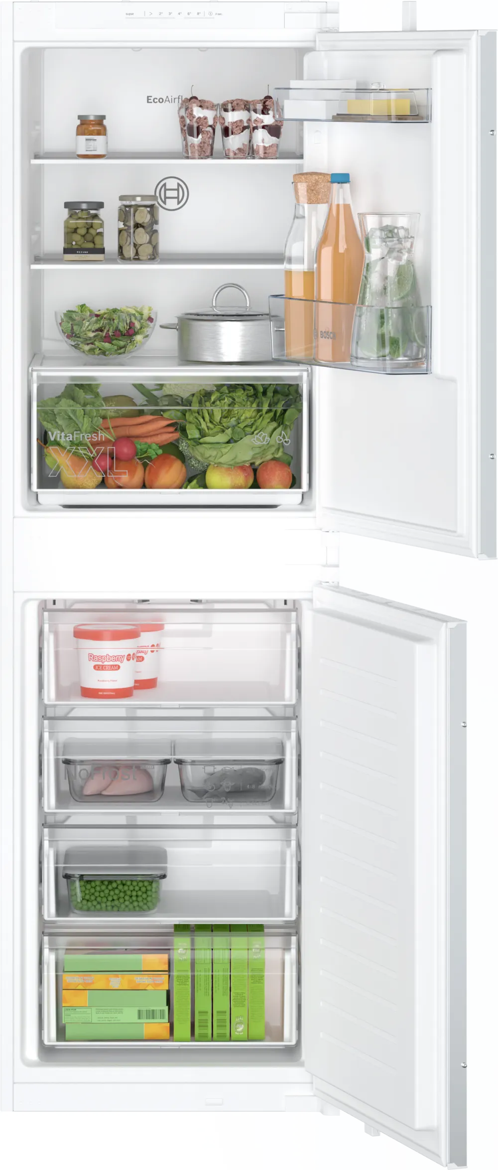 Bosch KIN85NSE0G Series 2  177x54 50/50 Fridge Freezer-0