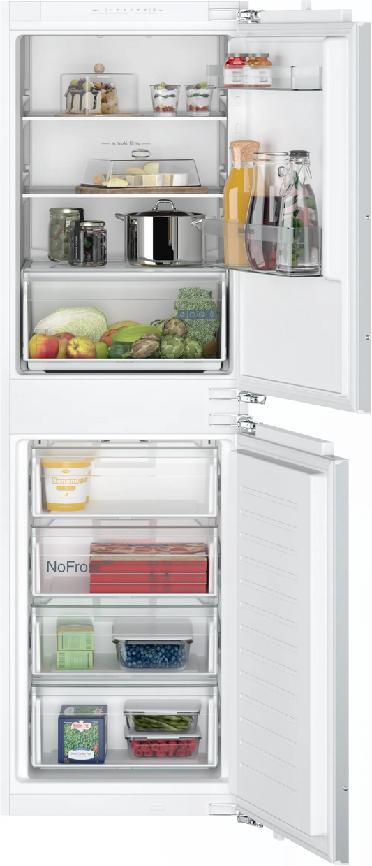 Siemens KI85NNFE0G iQ100  177x54 50/50 Fridge Freezer-0