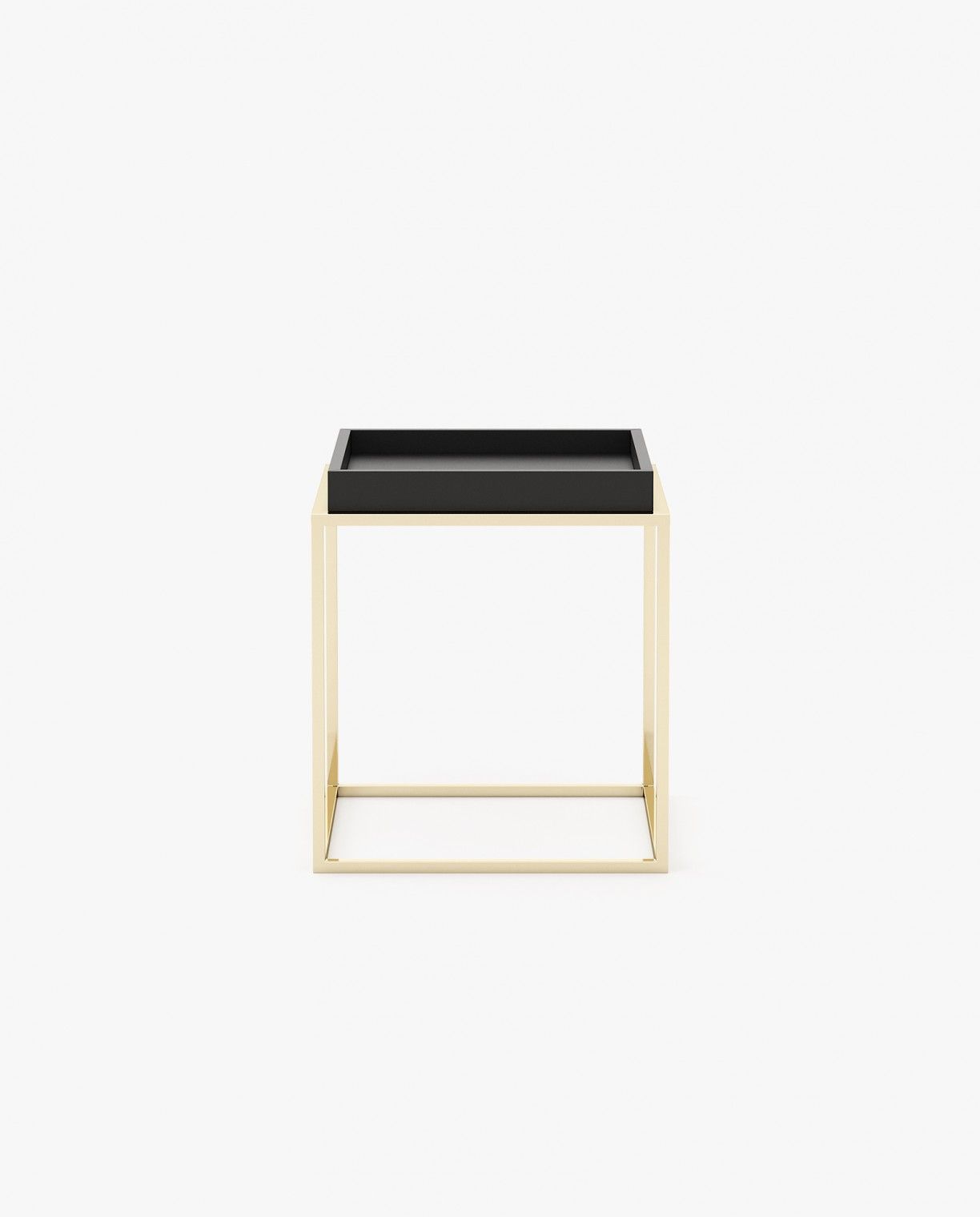 Laskasas AURA Nest & Side Table Black Lacquer Matte-1