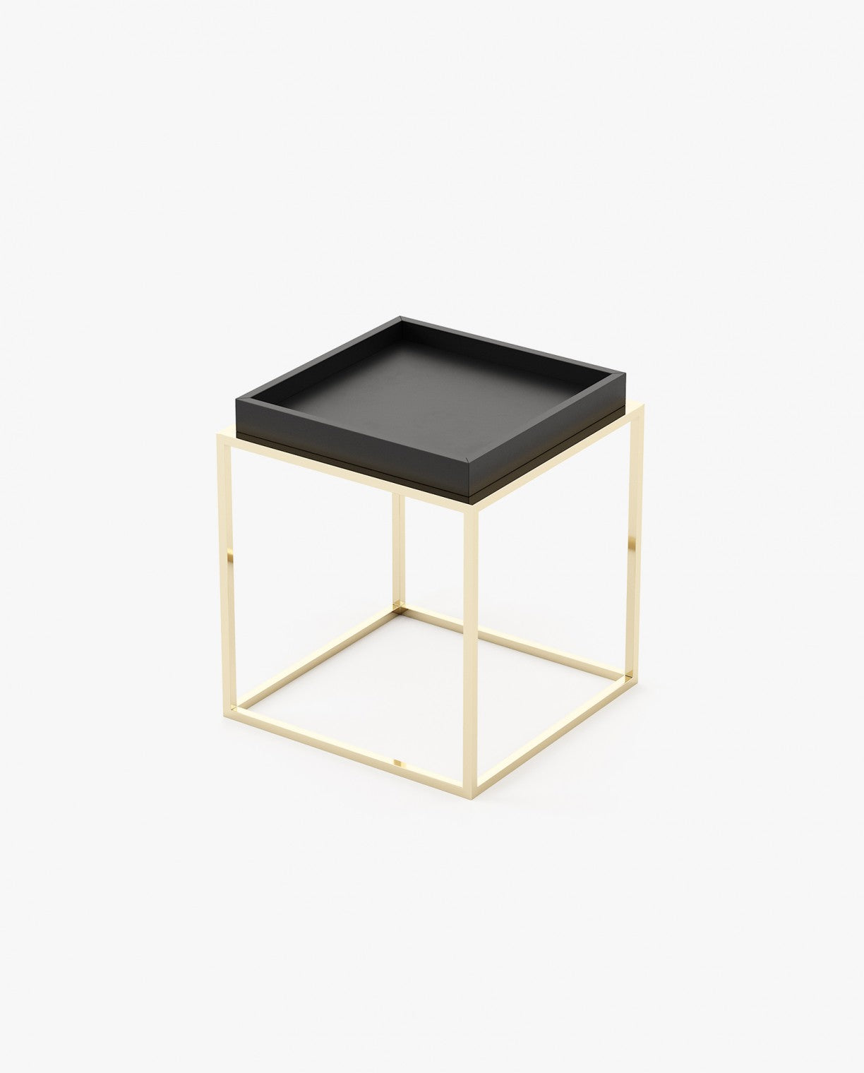 Laskasas AURA Nest & Side Table Black Lacquer Matte-2