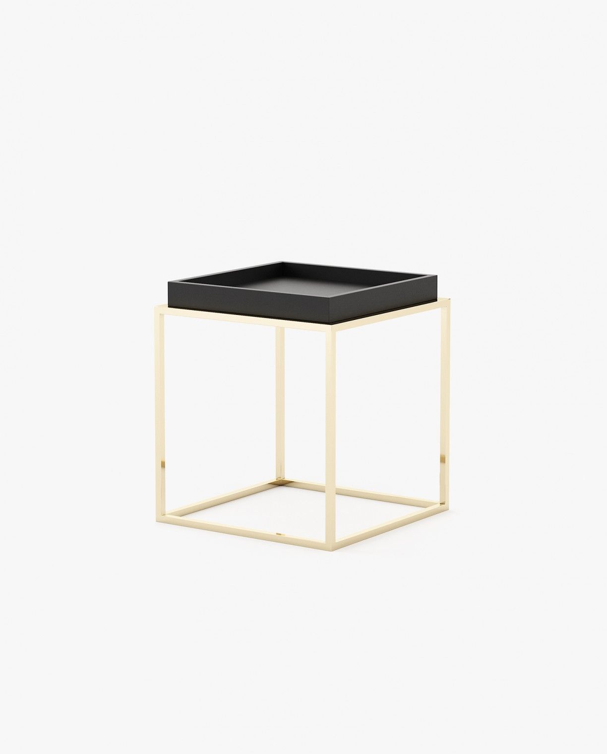 Laskasas AURA Nest & Side Table Black Lacquer Matte-0