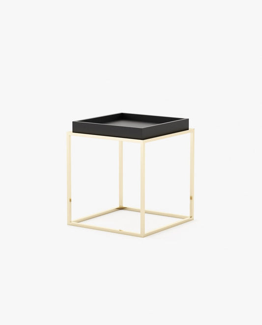 Laskasas AURA Nest & Side Table Black Lacquer Matte-0