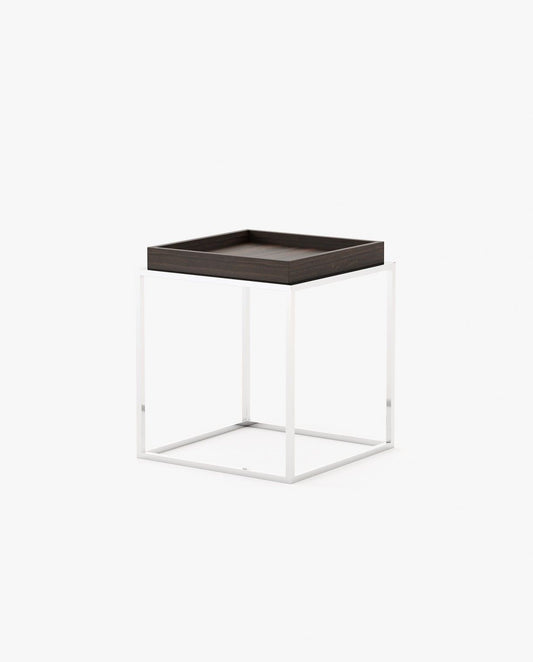 Laskasas AURA Nest & Side Table Smoked Eucalyptus Veneer Matte-0