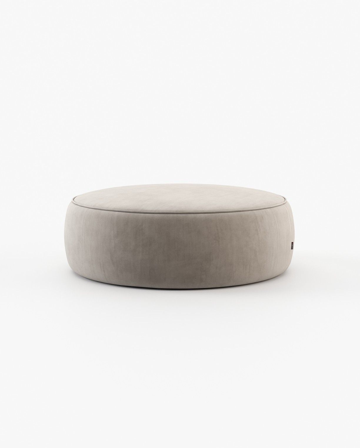 Laskasas SEBASTIAN Footstool & Pouf Vienna Khaki-1