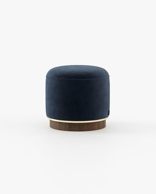 Laskasas EDDY Footstool & Pouf Vienna Deep Blue-0