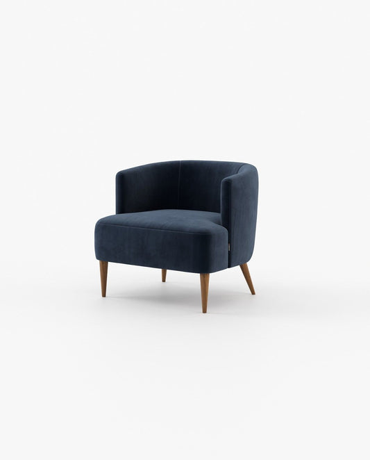 Laskasas VEERA Armchair Vienna Deep Blue-0