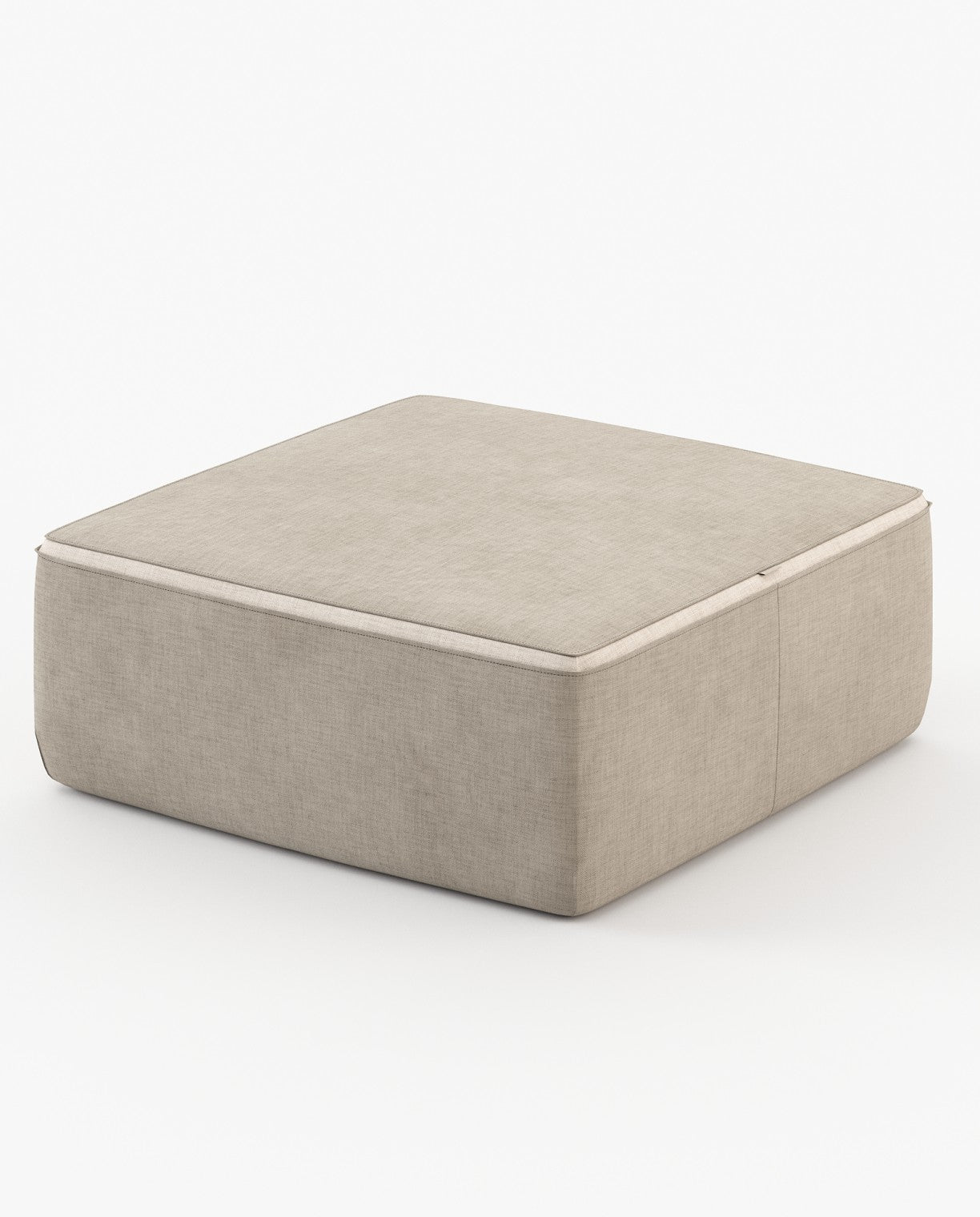 Laskasas MOORE Footstool & Pouf Xangai Sand-2