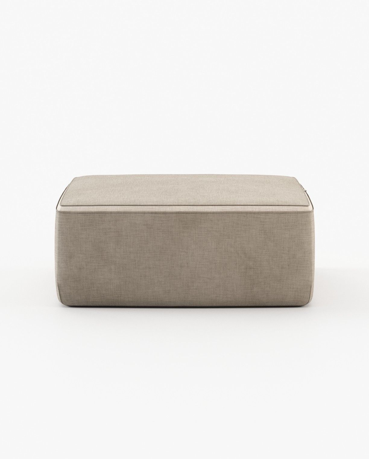 Laskasas MOORE Footstool & Pouf Xangai Sand-1