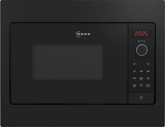 Neff HLAWG25S3B N 30   Integrated Microwave Black-0