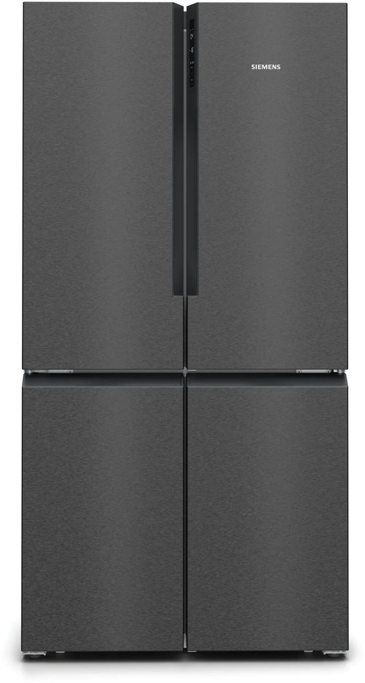 Siemens KF96NAXEAG iQ500  183x91cm American Fridge Freezer Black Stainless Steel-0