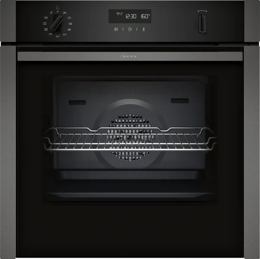 Neff B6ACH7HG0B N 50  Slide & Hide Pyrolytic Single Oven Graphite-0