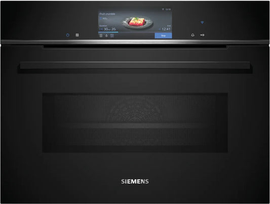 Siemens CM778GNB1B iQ700  activeClean Combination Oven Black-0