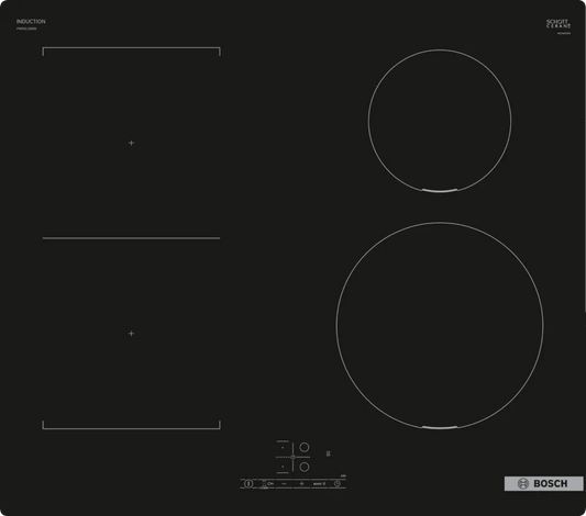 Bosch PWP611BB5B Series 4  60cm Plug & Play Induction Hob Black glass-0