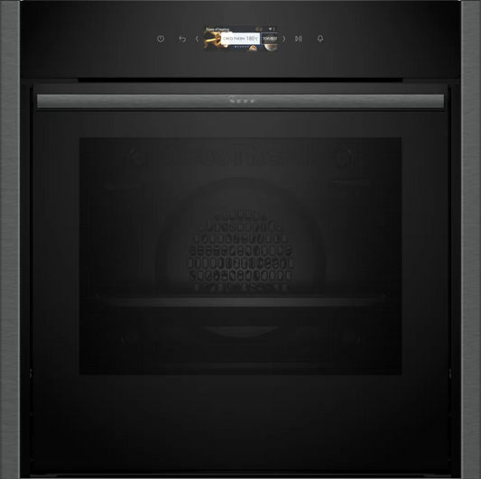 Neff B54CR71G0B N 70  Slide & Hide Pyrolytic Single Oven Graphite-0