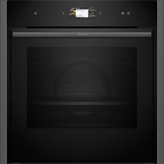 Neff B64VS71G0B N 90  Slide & Hide Pyrolytic Single Oven Graphite-0