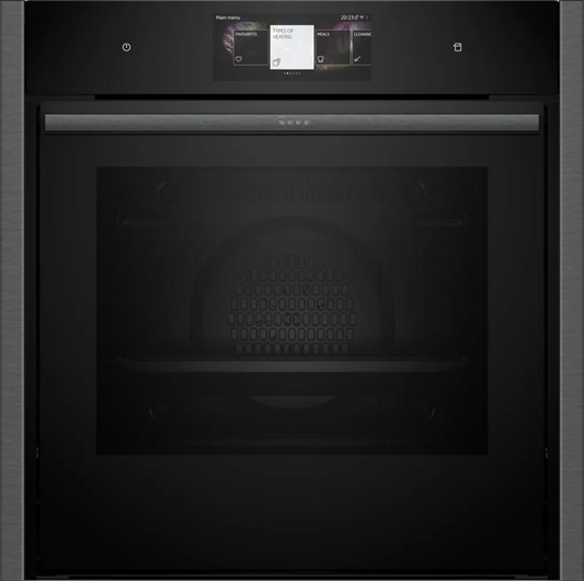 Neff B64VT73G0B N 90  Slide & Hide Pyrolytic Single Oven Graphite-0