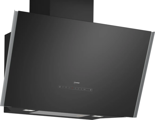 Neff D98IPT2S0B N 90  90cm Angled Glass Hood Black Glass-0