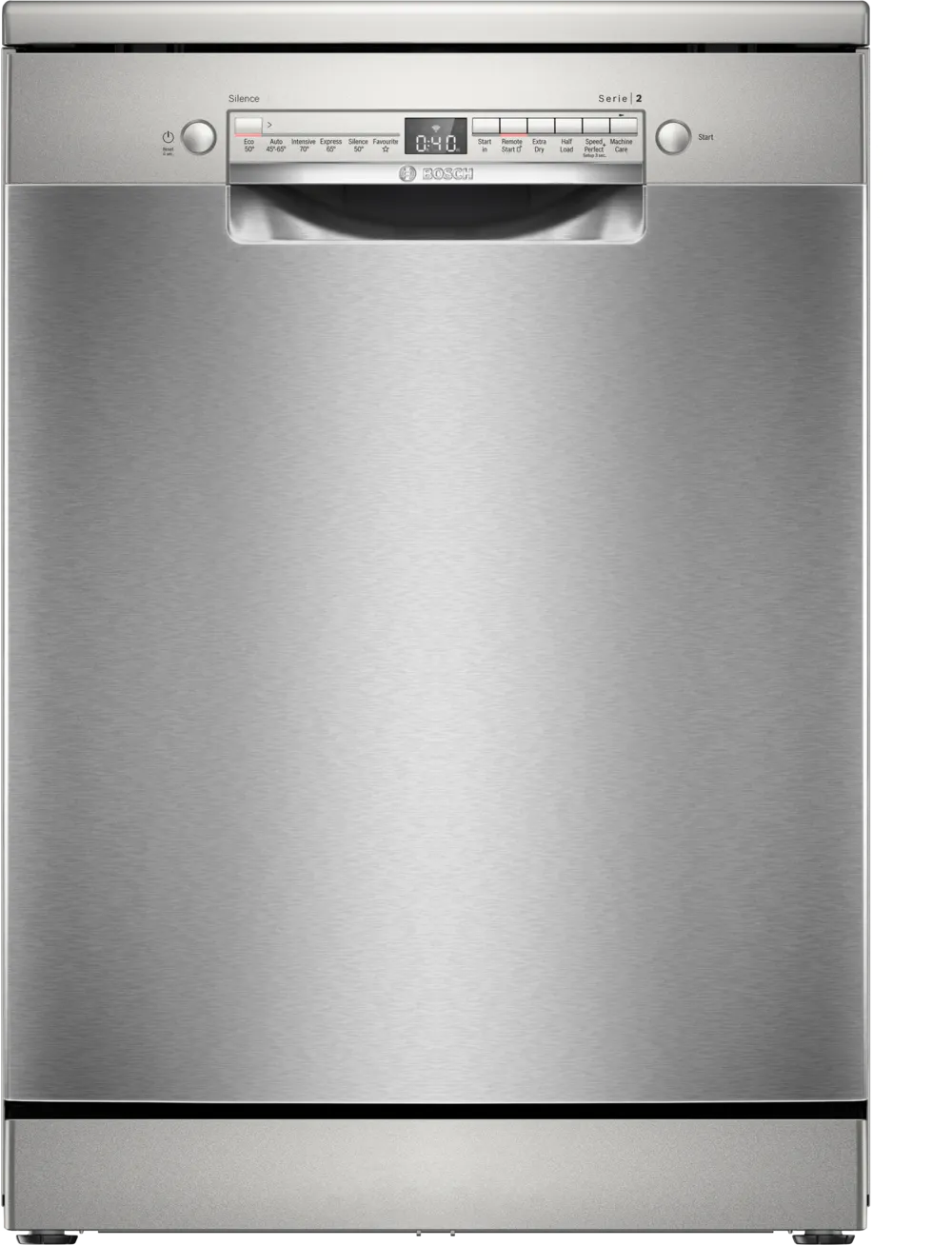 Bosch SMS2HVI67G Series 2  60cm Freestanding Dishwasher Silver Inox-0