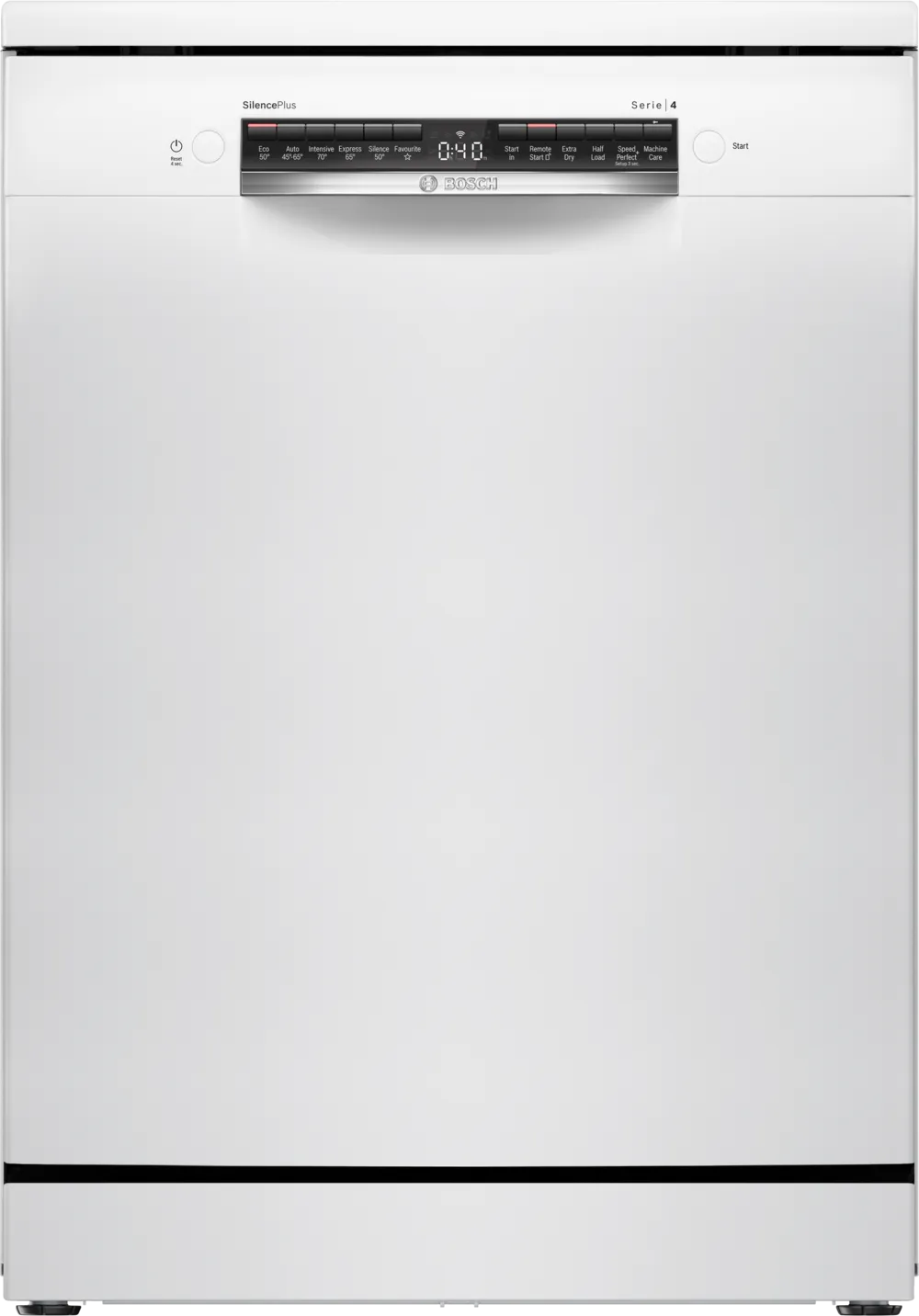 Bosch SMS4EKW06G Series 4  60cm Freestanding Dishwasher White-0