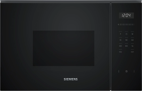 Siemens BF525LMB1B iQ500   Integrated Microwave Black-0