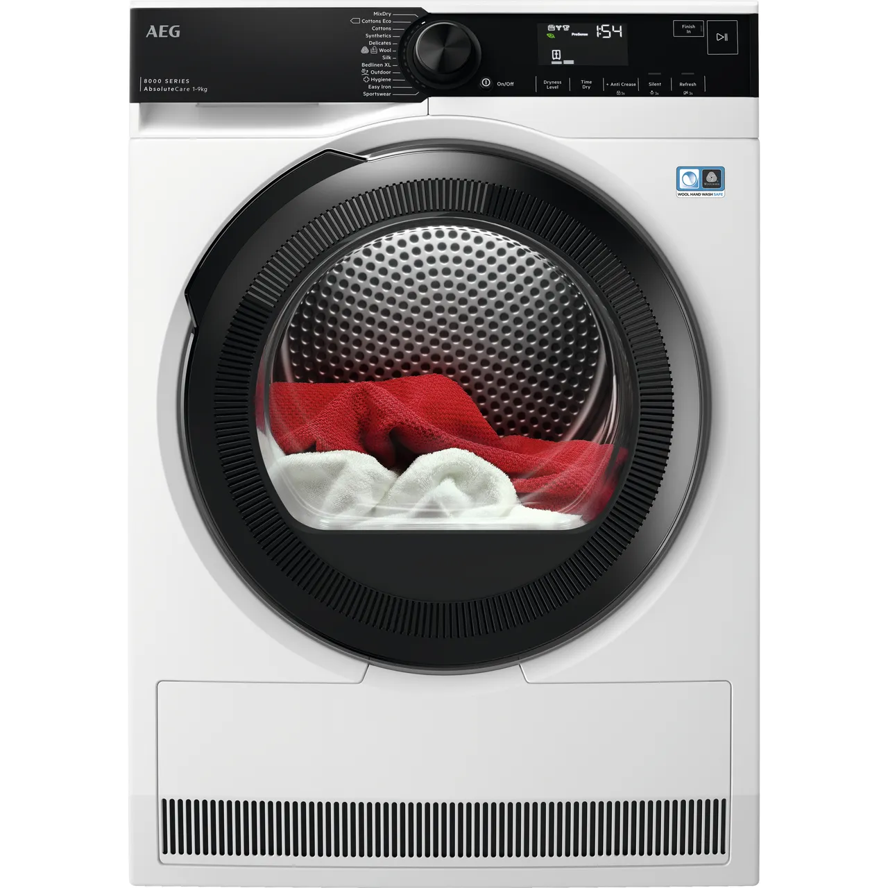 AEG TR849P4B 9kg Freestanding Tumble Dryer White