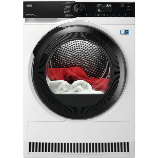 AEG TR849P4B 9kg Freestanding Tumble Dryer White