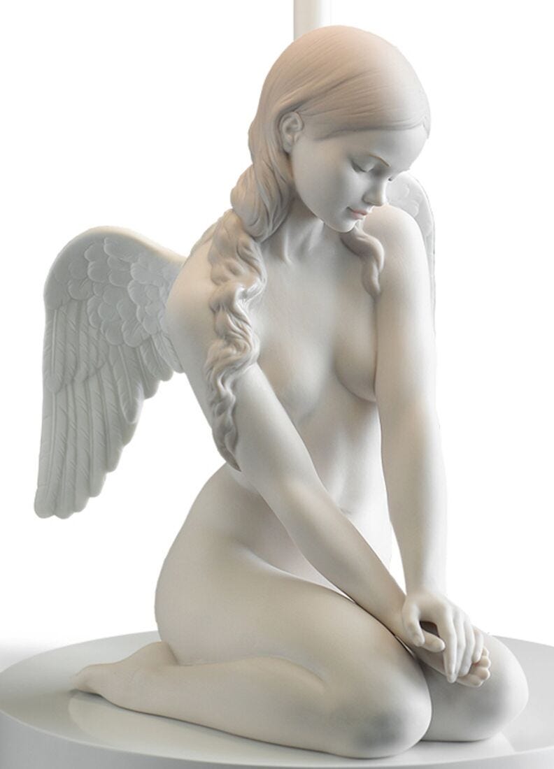 Lladro Beautiful angel - Lamp (UK)-0