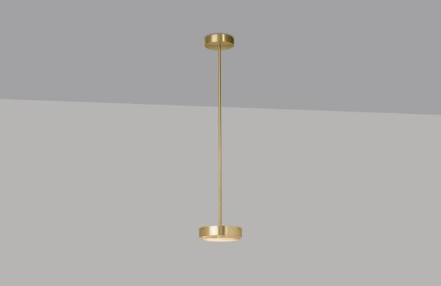 CTO Lighting Anvers Small - DALI-A Pendant Light satin brass with honed alabaster-0