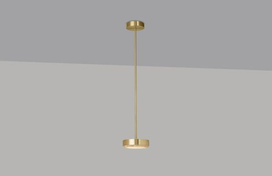 CTO Lighting Anvers Small - DALI-A Pendant Light satin brass with honed alabaster-0