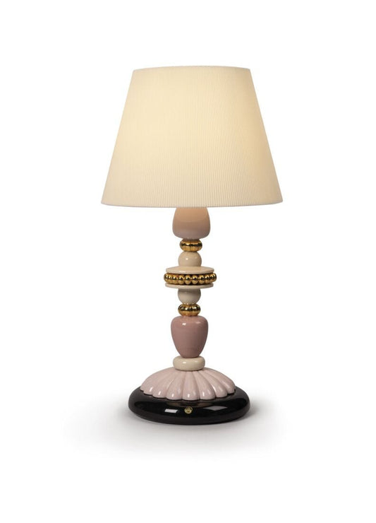 Lladro Firefly table lamp (pink-gold)(UK)-0