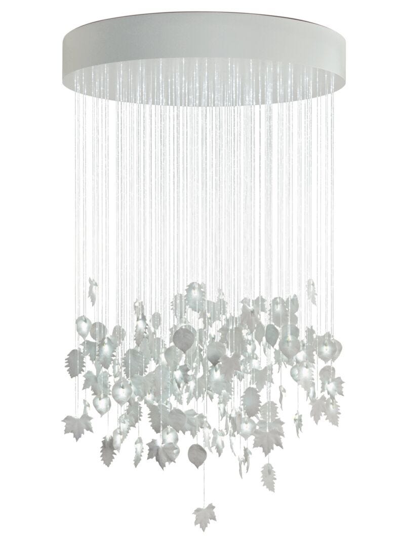 Lladro Magic Forest Chandelier 1.35m (CE/UK). White-0