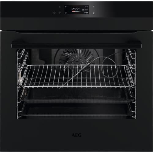 AEG BPK748380T SenseCook Single Oven Matt Black