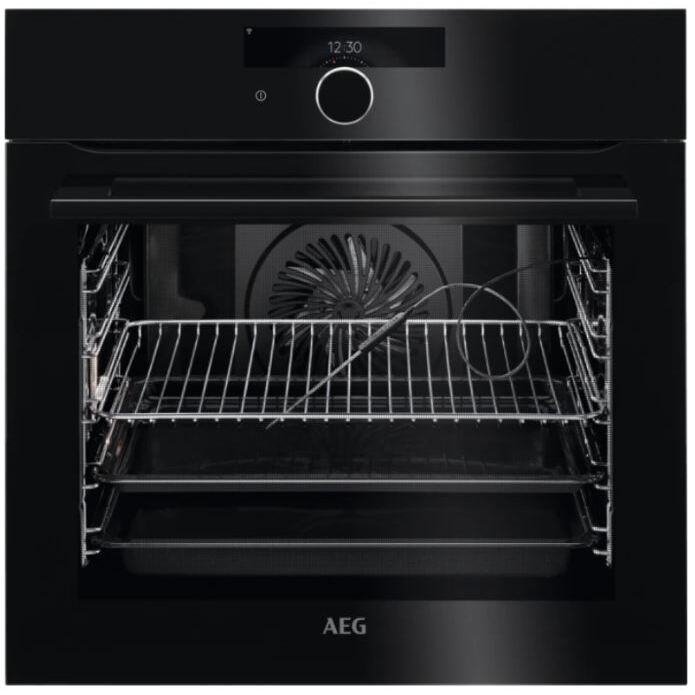 AEG BPK948330B SenseCook Single Oven Black Gloss