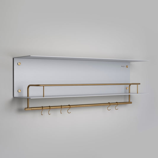 Buster + Punch USV-251927 Hanger  Shelf Stone - Brass-0