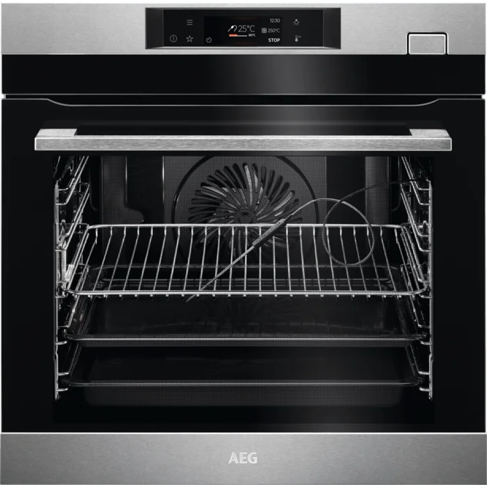 AEG BSK772380M SteamCrisp Single Oven Stainless Steel