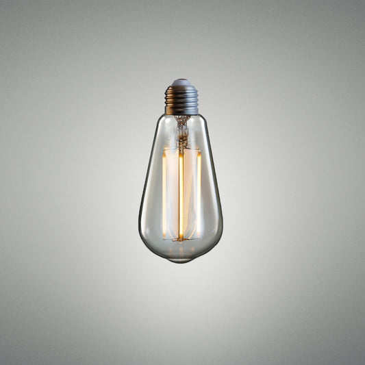 Buster + Punch BU-TD-E27-LEDF-CR-A LED Teardrop Bulb  Light Bulb Amber-0