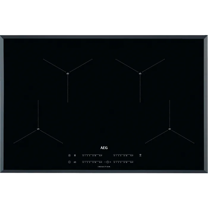 AEG IAE84411FB 80cm Induction Hob Black Glass